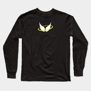 Earth Angel logo - Wings and Halo Long Sleeve T-Shirt